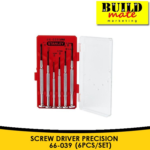 STANLEY Precision Screw Driver for eyewear and jewelry 6-piece Set SHT