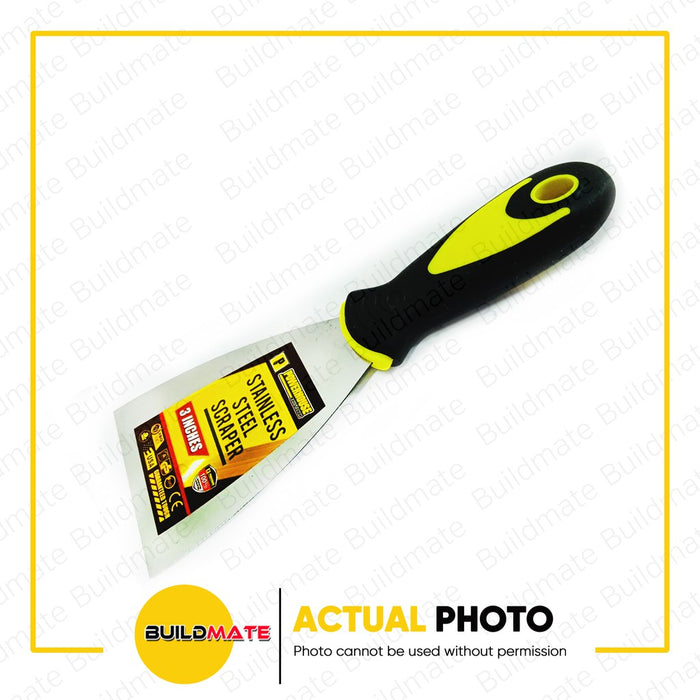 POWERHOUSE Scraper Putty Knife with PVC Handle •BUILDMATE• PHHT
