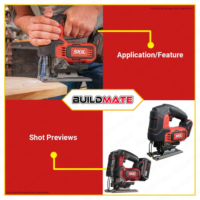 SKIL Cordless Jigsaw / Jig Saw 20V BL JS8202C-00 BARE UNIT ONLY •BUILDMATE•