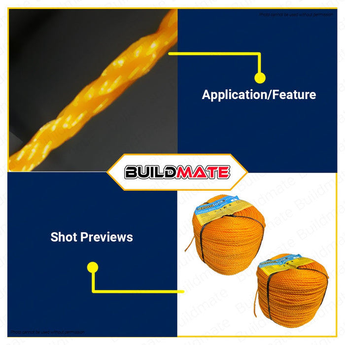 Nylon Rope 200m 2mm HIGH QUALITY PL77001-02 BUILDMATE Buildmate Nylon Rope 200m 2mm HIGH QUALITY PL77001-02 BUILDMATE Buildmate