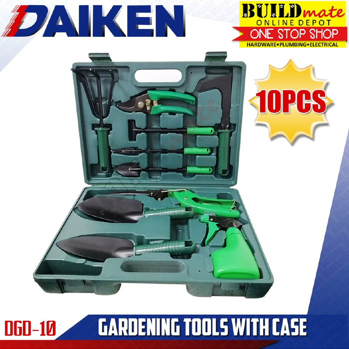 MEGA Garden Tools Set 10 in 1 PLANTITO PLANTITA FAVORITE GTS10 •BUILDMATE•