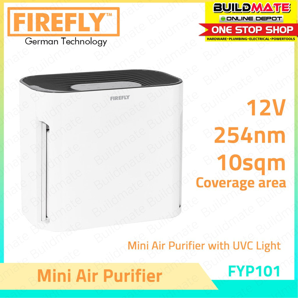 FIREFLY Mini Air Purifier with UVC Light FYP101 •BUILDMATE• — Buildmate