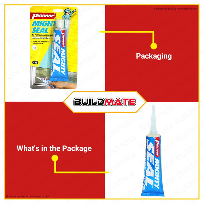 PIONEER Migthy Seal 85G Translucent | 50G WindScreen [SOLD PER PIECE] 1MNT9449 | 1MSW115 •BUILDMATE•