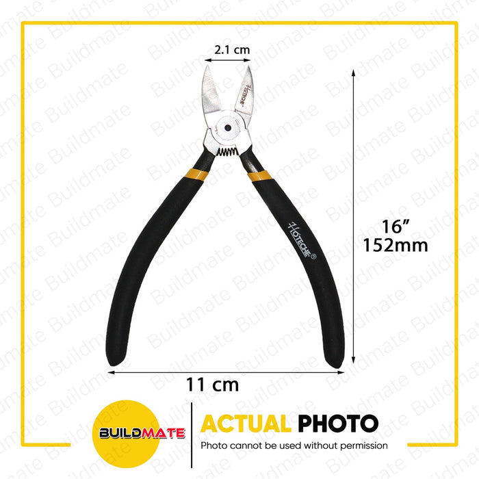 HOTECHE Electronic Cutting Pliers 6" Forged Steel Nickel Plated Finish HTC-140702 •BUILDMATE•