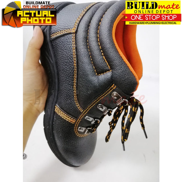Hoyoma Labor Construction Safety Shoes Iron Bottom Thick Sole Extra Protection •BUILDMATE• HYMHT