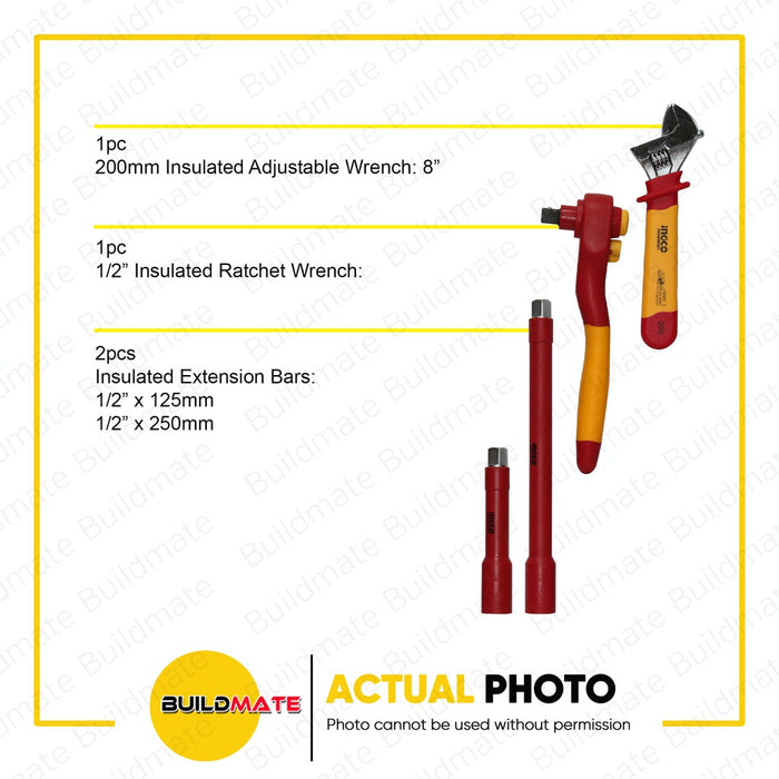 INGCO 26PCS/SET Insulated Hand Tools Set HKITH2601 •BUILDMATE• IHT