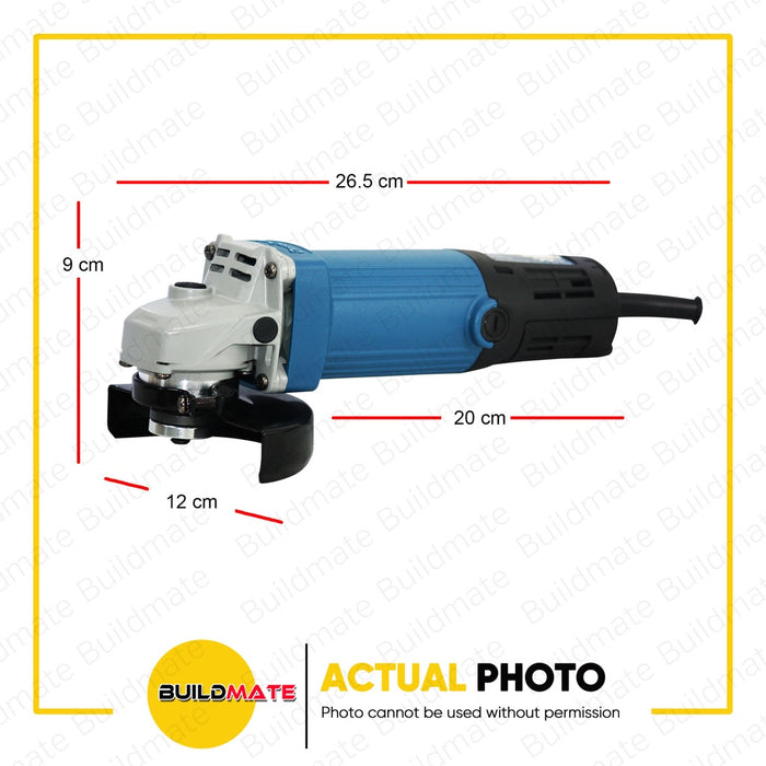 DONG CHENG Angle Grinder 710W with Spindle Lock DSM04-100B •BUILDMATE•