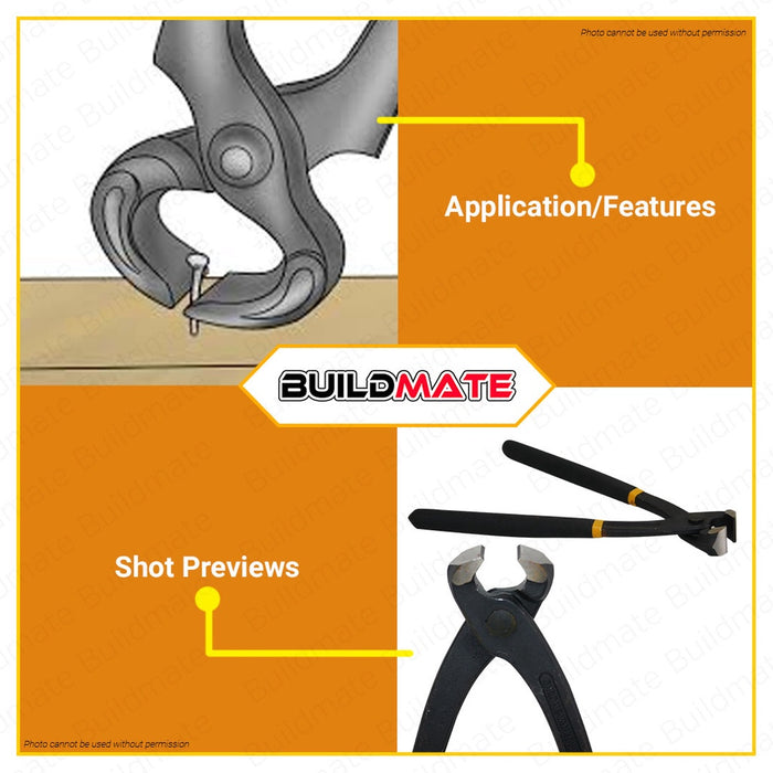 Hoteche Tower Pincer Rabbit Pliers 9 inches 225mm Cr-V HTC-100602 100% ORIGINAL •BUILDMATE•