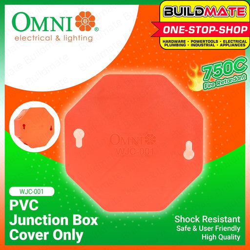 Omni PVC Junction Box Cover Only WJC-001 •BUILDMATE•