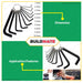 HOYOMA Hex Key Wrench 10 PCS/Set Tools Repair Black Finishing Allen Wrench H-NL002 •BUILDMATE• HYMHT