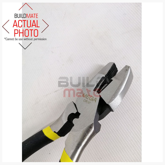 MEGA Line Mans Pliers 9.5" Extreme Leverage Technology MLP-95 •BUILDMATE•