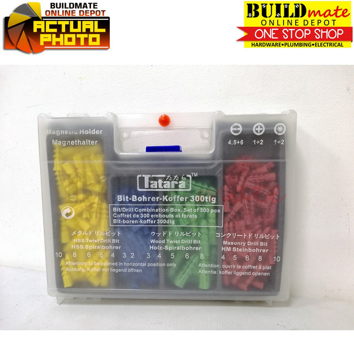 TATARA Japan Heavy Duty Drill Bit and Tox SET with Case