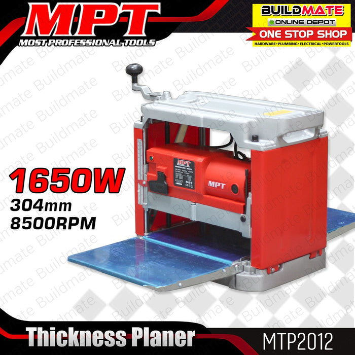 MPT Thickness Planer 1650W MPT2012 Most Professional Tools •BUILDMATE•