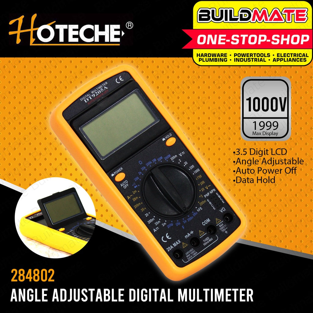 Digital Multimeterhtc Hoteche Digital Multimeter Tester 1000V HTC-284802 100% ORIGINAL / AUT ...