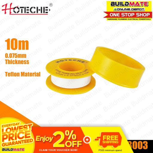 HOTECHE PTFE Thread Seal Tape 438003 •BUILDMATE•