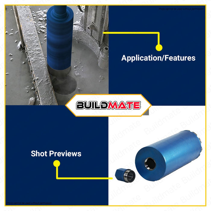 FUJIMA JAPAN Diamond Core Coring Bits 132mm x 370mm 5.2" FT-DCB132 AUTHENTIC •BUILDMATE•