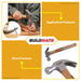 Hoteche Claw Hammer Wooden Handle Polished Carbon Steel 16oz HTC-210703 •BUILDMATE•