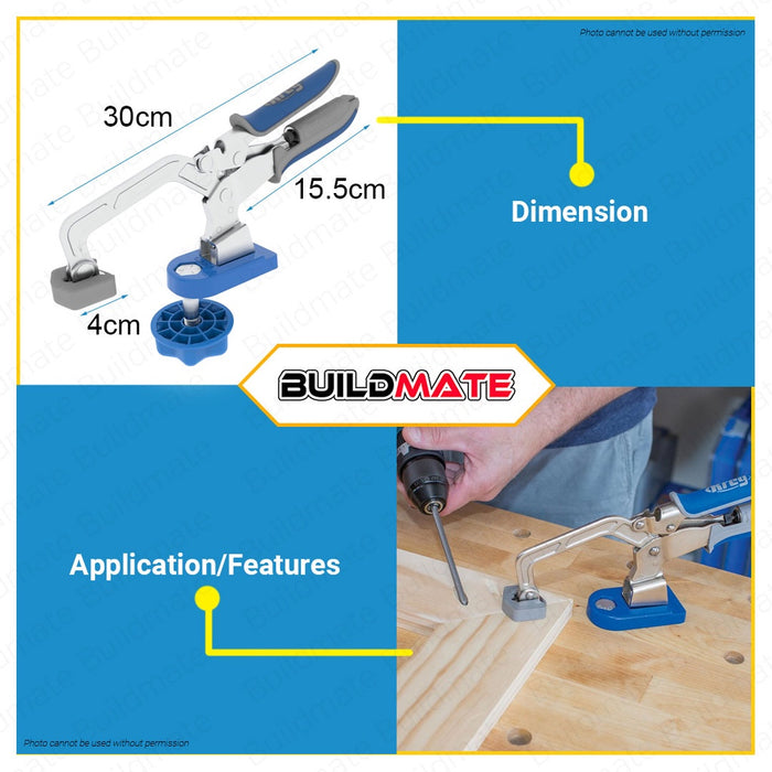 KREG Bench Clamp with Bench Clamp Base System KBC3-BAS •BUILDMATE•