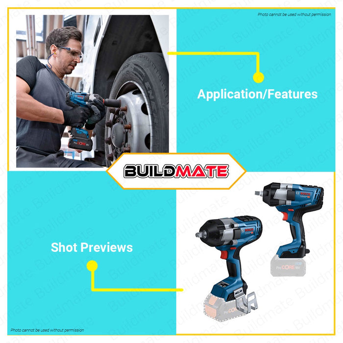 Bosch Professional Li-Ion Impact Wrench GDS18V-1000 06019J83L1 100% ORIGINAL / AUTHENTIC •BUILDMATE•