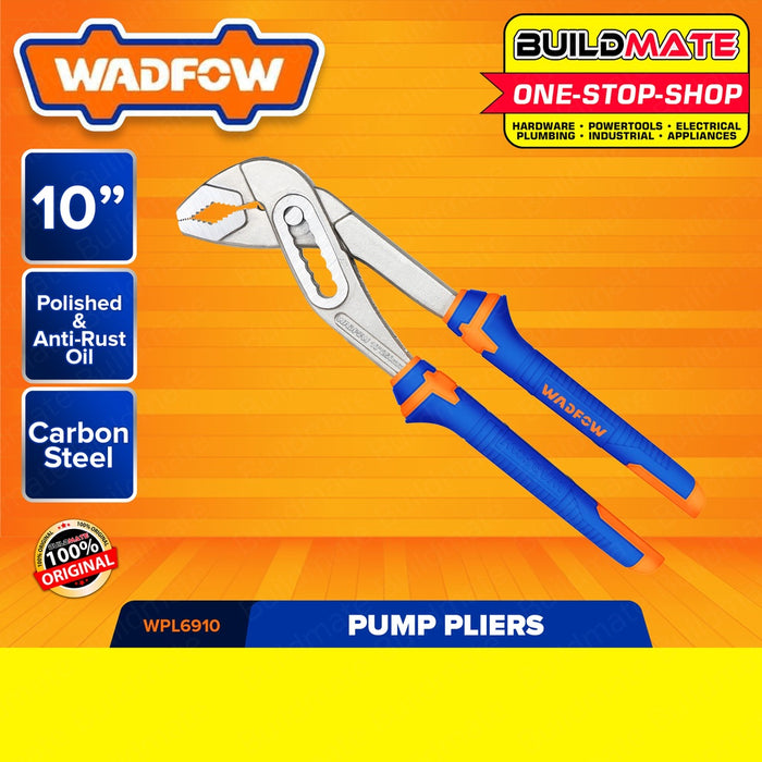WADFOW Pump Pliers 10" Inch | 12" Inch [SOLD PER PIECE] Tongue And Groove Pliers •BUILDMATE• WHT
