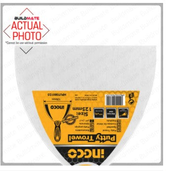 INGCO Putty Trowel Knife Scraper Paleta Soft Grip Stainless Steel with RUBBER Handle •BUILDMATE• IHT