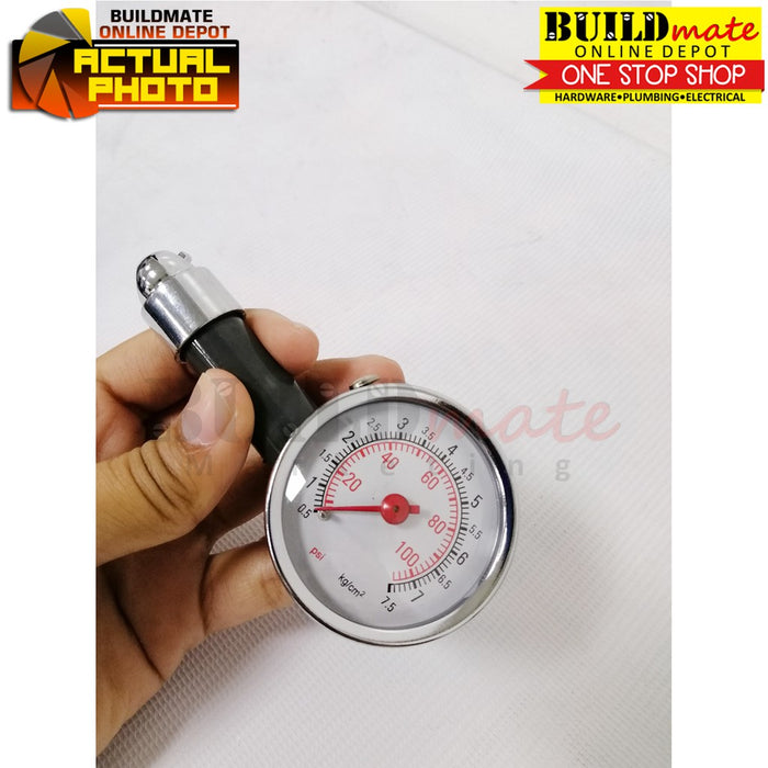 MEGA Dial Type Tire Gauge w/case 100PSI AGT-100 •NEW ARRIVAL!•