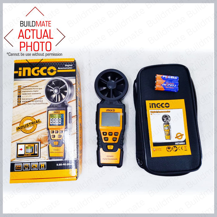 INGCO Digital Anemometer HETAN01 •BUILDMATE• IPT
