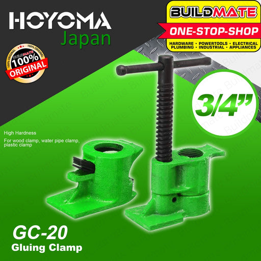 HOYOMA Gluing Clamp 3/4" Inch Wood Working Clamp Pipes Clamp Carpenter Tool GC20 •BUILDMATE• HYMHT