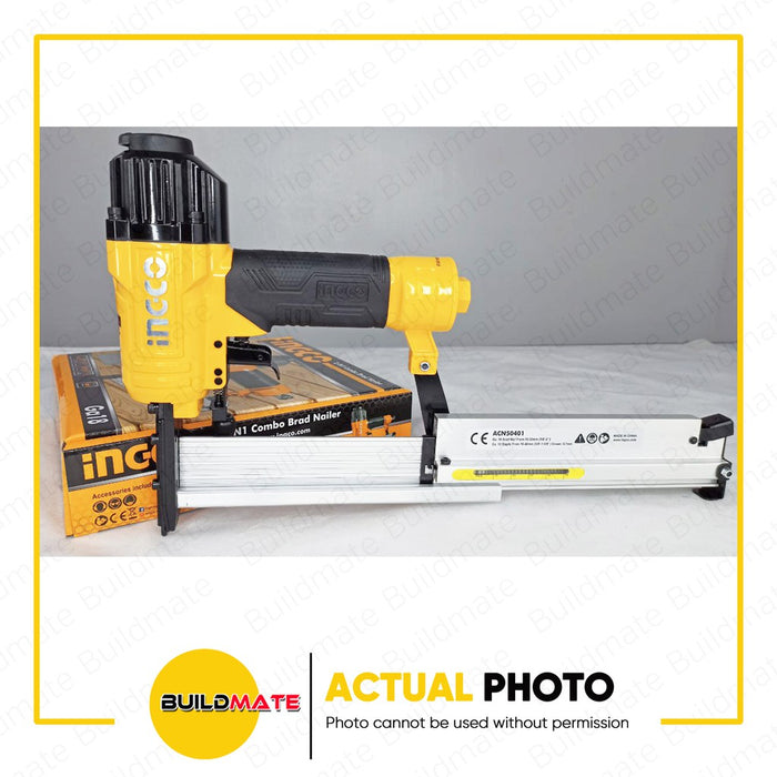 INGCO 2 in 1 Combo Air Brad Nailer ACN50401 •BUILDMATE• IHT