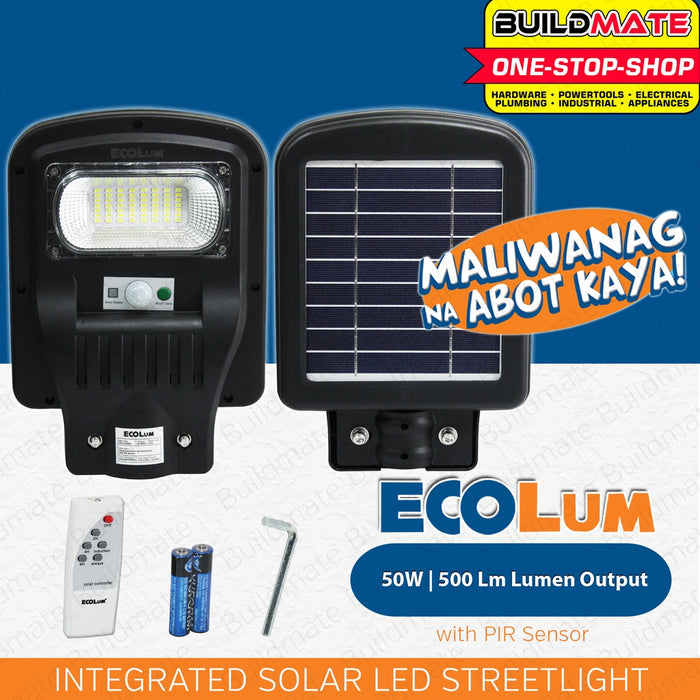 Firefly Ecolum Solar Streetlight Street light 50W CSL51050DL 100% ORIGINAL / AUTHENTIC •BUILDMATE•