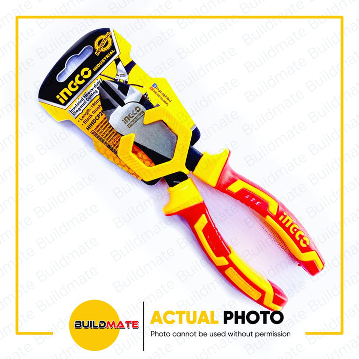 INGCO Insulated Diagonal Cutting Pliers 7" HIHDCP28188  •BUILDMATE• IHT
