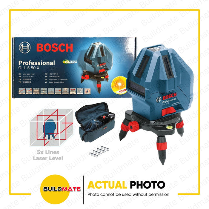 BOSCH Professional Line Laser GLL 5-50 X 0601063N80 •BUILDMATE• BMT