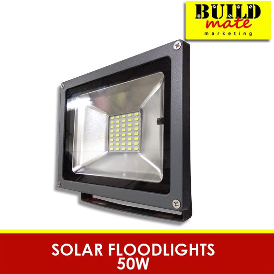 SOLAR Floodlight with Solar Panel 10W | 20W | 30W | 50W •BILDMATE•