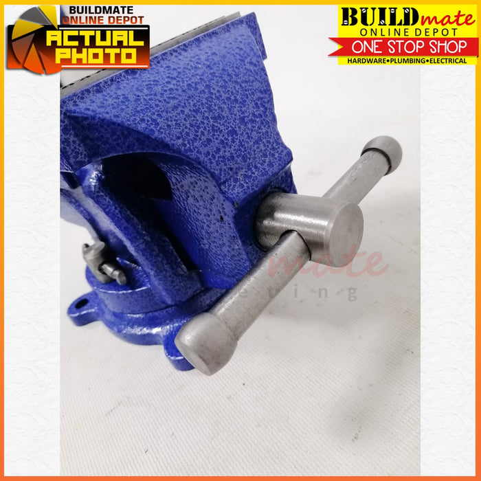 YUKO Bench Swivel Vise with Anvil 6"  •BUILDMATE•