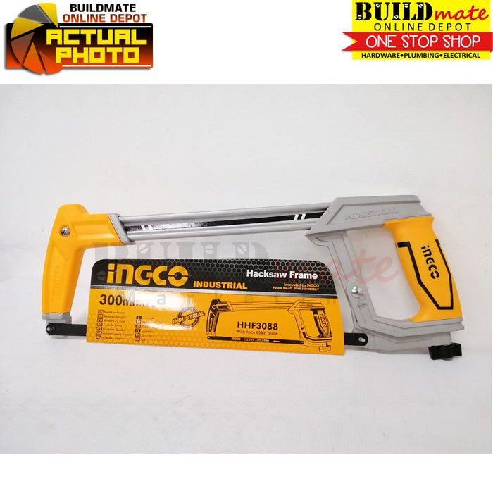 INGCO Heavy Duty Hacksaw Frame 12 inch 300mm HHF3088  •BUILDMATE• IHT