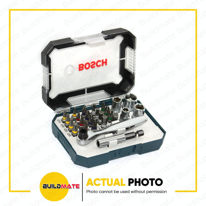 [Buildmate Exclusives] BOSCH Professional Screwdriver Bit  Ratchet Adaptor Set 2607017407 BAX