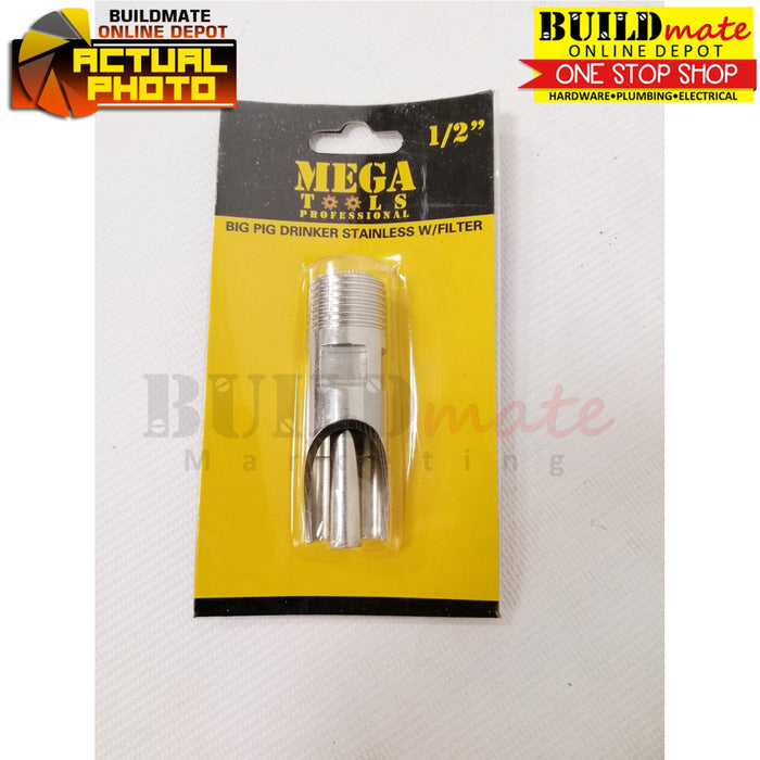 MEGA STAINLESS Pig Drinker SOLD PER PIECE •BUILDMATE•