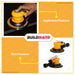 INGCO Electric Air Sander 6" 150mm 90 PSI 10500rpm APS1512 •BUILDMATE• IPT