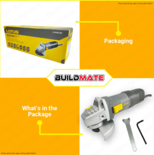 [COMBO] LOTUS Angle Grinder 4" 650W & Grinder Stand +FREE TAPE MEASURE •BUILDMATE• LPT LUTOS