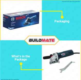 BUILDMATE Bosch Professional Angle Grinder 900W 4" Inch Electric Grinder Cutting Machine Grinding Wheels Heavy Duty GWS 900-100 S • BPT