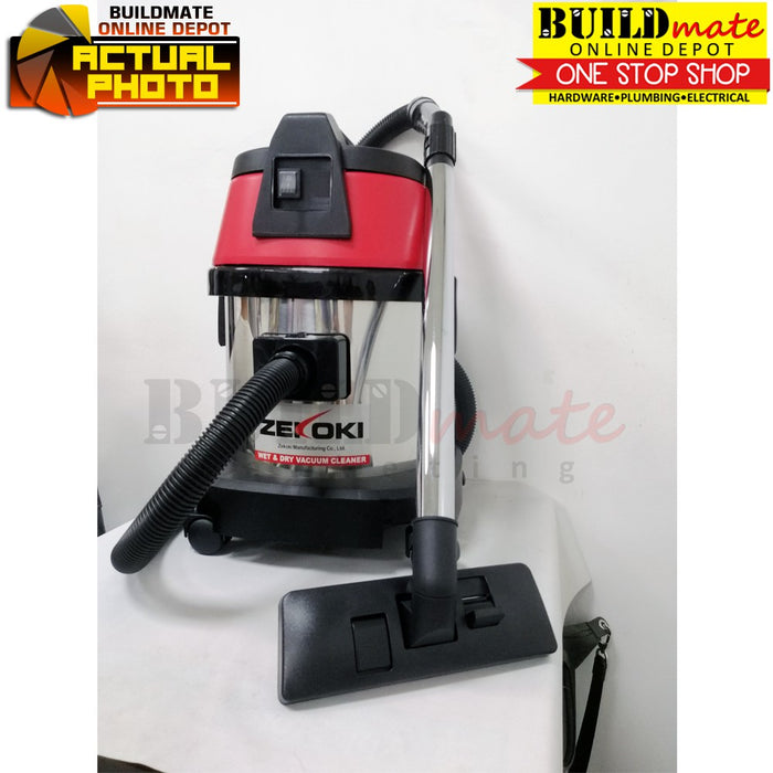 ZEKOKI WET & DRY Vacuum Cleaner 15L 1000W ZKK-1500VC •100% ORIGINAL•