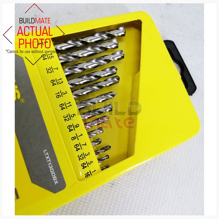 LOTUS HSS-G Drill Bit 13PCS/SET For Wood & Metal LTXT13GDBX •BUILDMATE• LPA