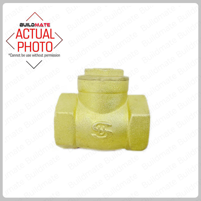 MAXTEN Brass Swing Check Valve 1-1/4" •BUILDMATE•