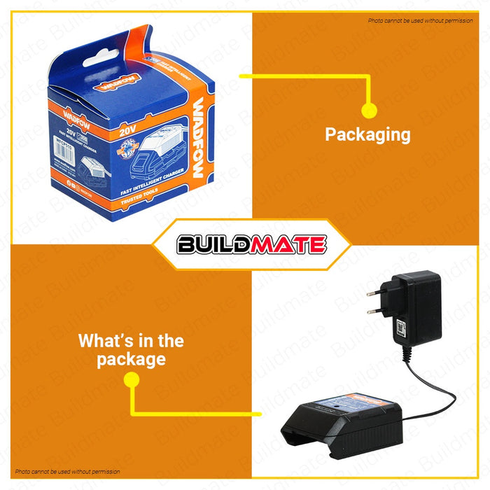 WADFOW Fast Intelligent Charger 1A Battery Charger Support Fast Charging WFCP510 •BUILDMATE• WHT