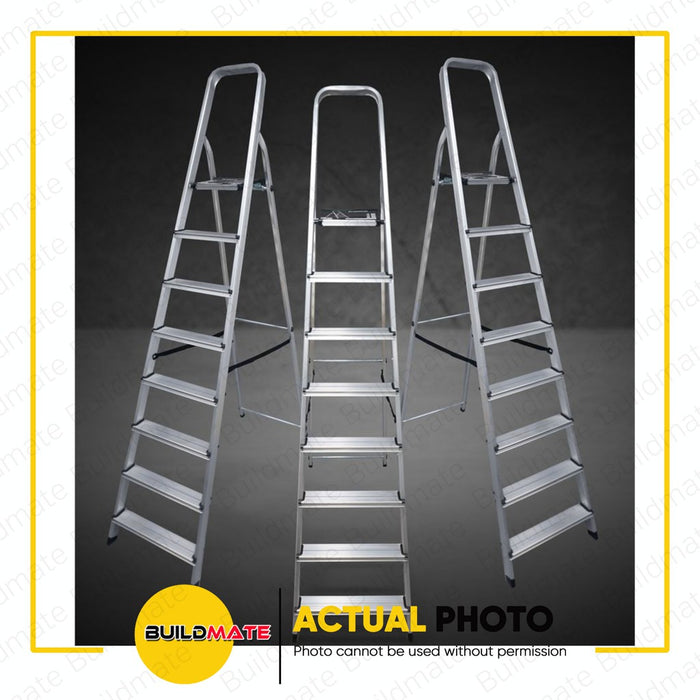 GREENFIELD 8 STEP Aluminum Home Ladder AFC0108C- 06-04-00008 •BUILDMATE•