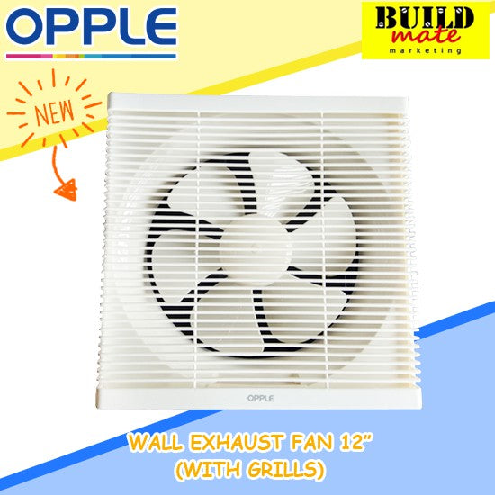 OPPLE 12” Wall Exhaust Fan QFAPB306A/H •BUILDMATE• — Buildmate