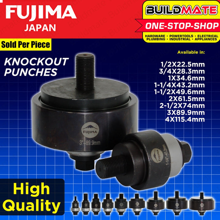FUJIMA JAPAN Knockout Die Punch Punches  2-1/2 x 74mm FT-KP212 •BUILDMATE•