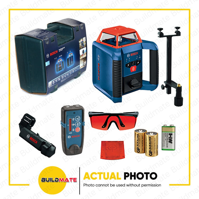 BOSCH Professional Laser Level GRL 350 HV + LR 30 0601061S40 •BUILDMATE• BMT