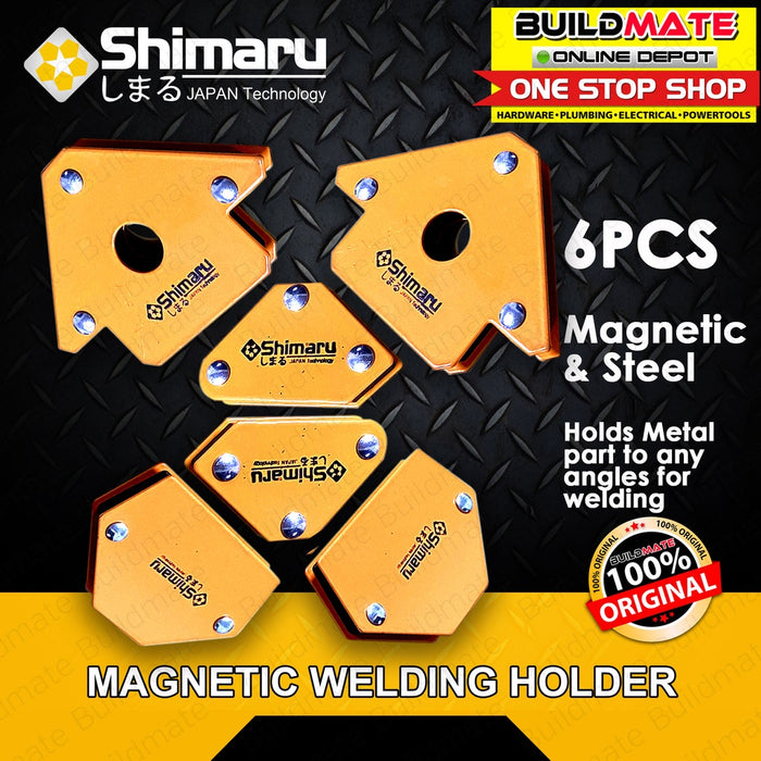 SHIMARU JAPAN 6 PCS Magnetic Welding Positioner Magnet Holder •BUILDMATE•