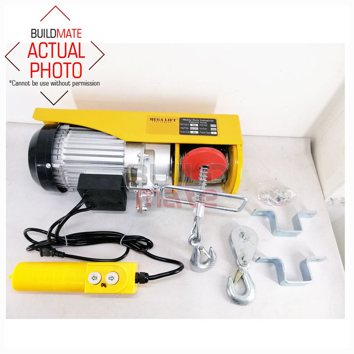 MEGA 500KG Heavy Duty Industrial Electric Hoist PA500 •BUILDMATE•